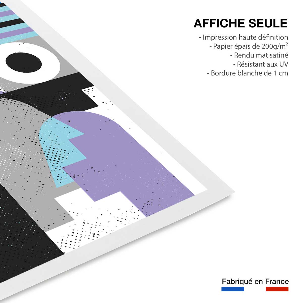 Affiche Oeil conceptuel affiche seule, HEXOA