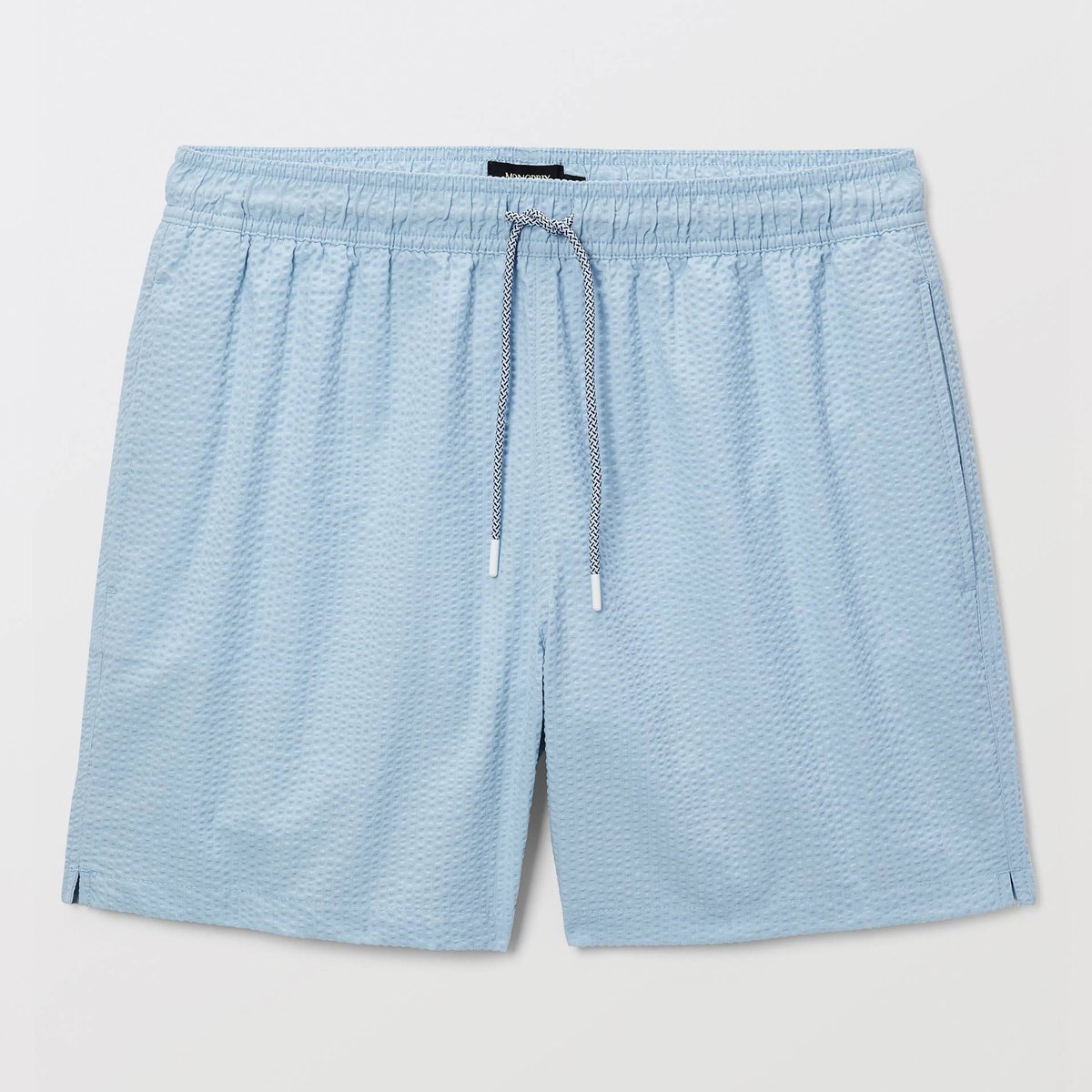 Short de bain seersucker uni hiver, MONOPRIX