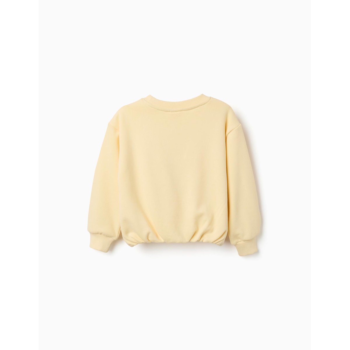 Sweat en coton avec imprimé Creativity jaune, ZIPPY