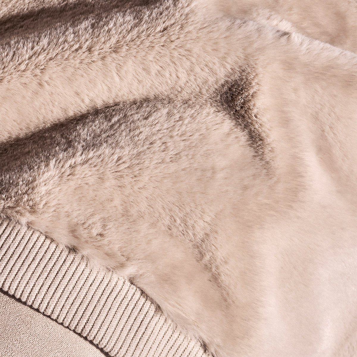 Plaid en synthétique beige, KALDER multicolore, BOSS HOME