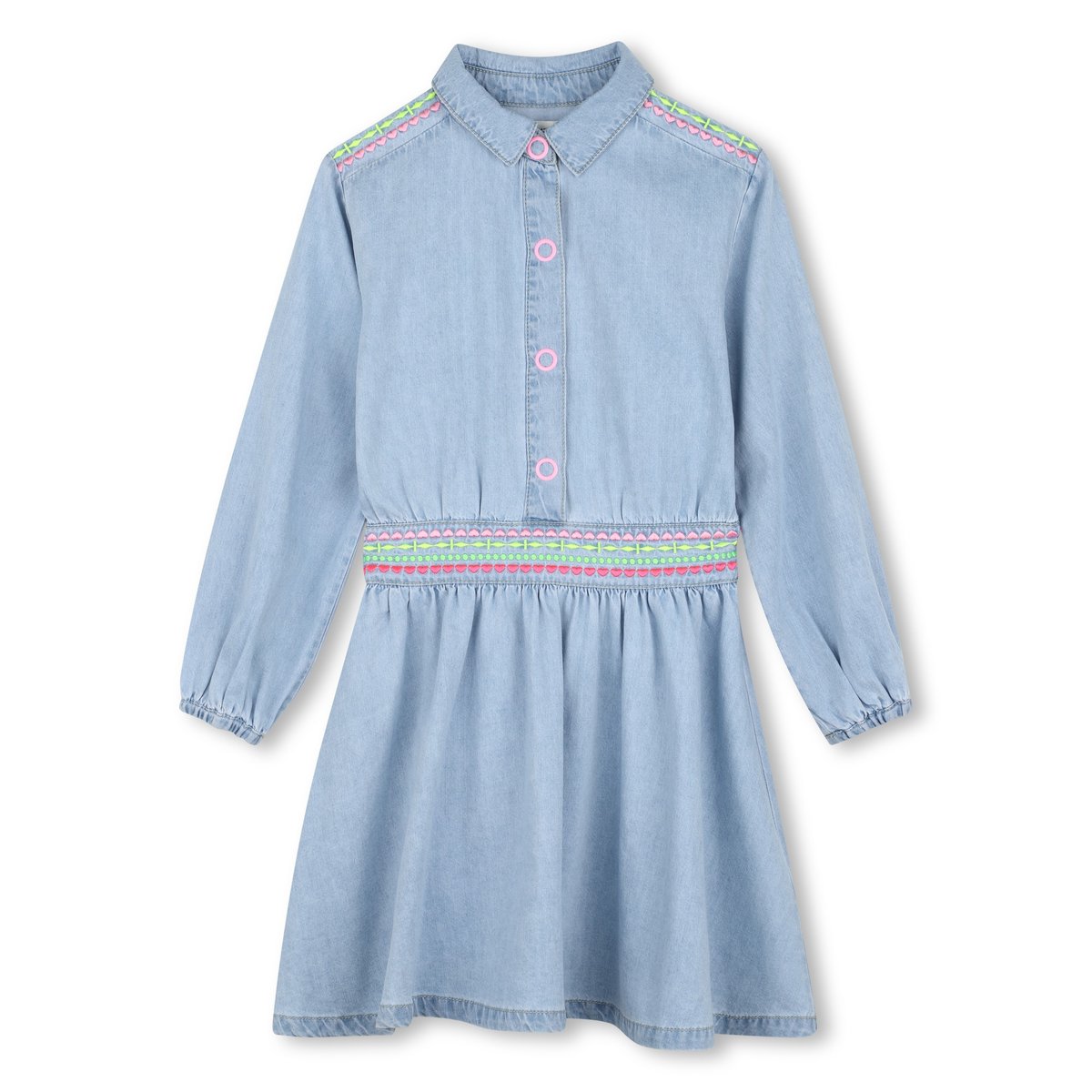 Robe en denim double stone+bleach, BILLIEBLUSH