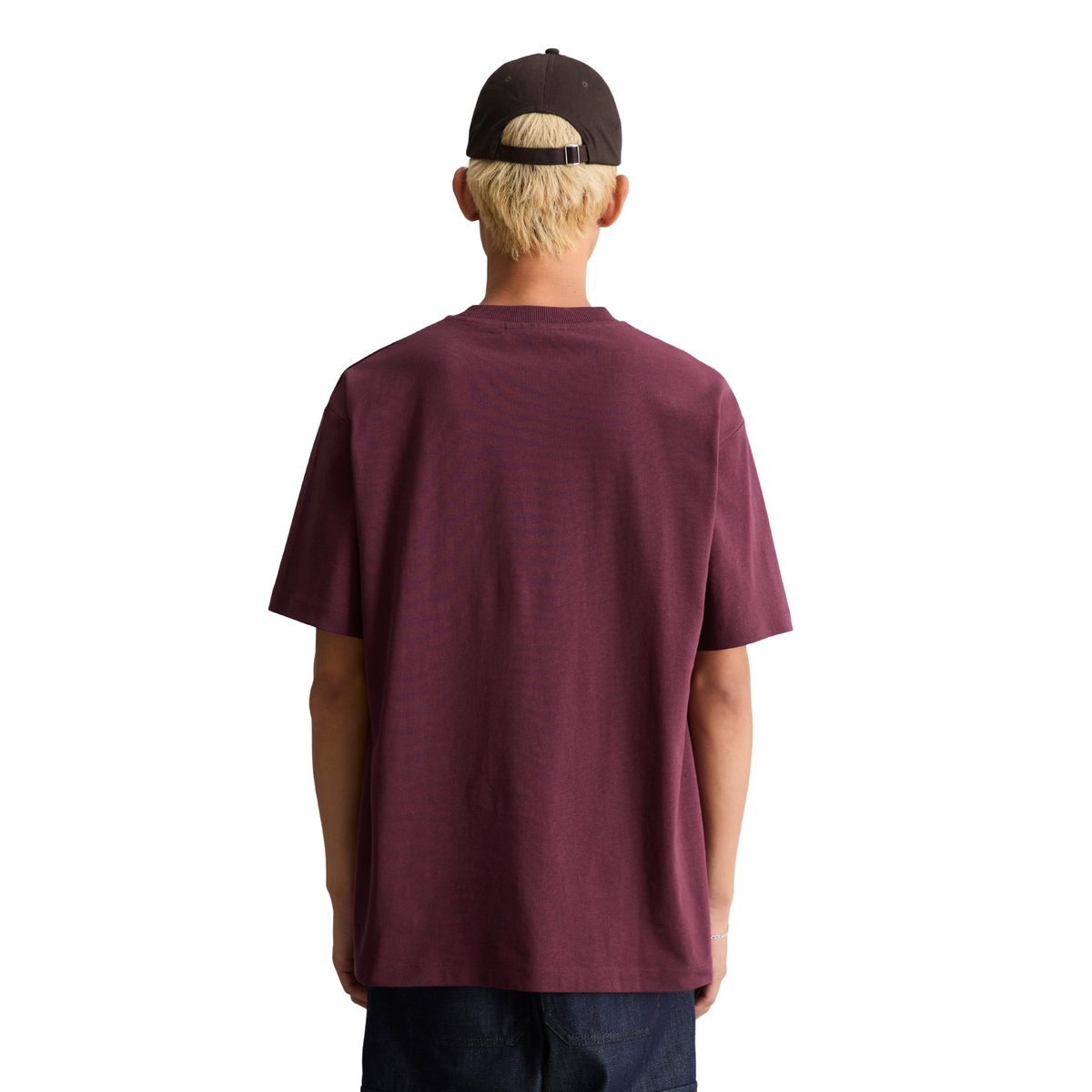 T-shirt ample en jersey de coton bio épais violet, MARC O’POLO DENIM