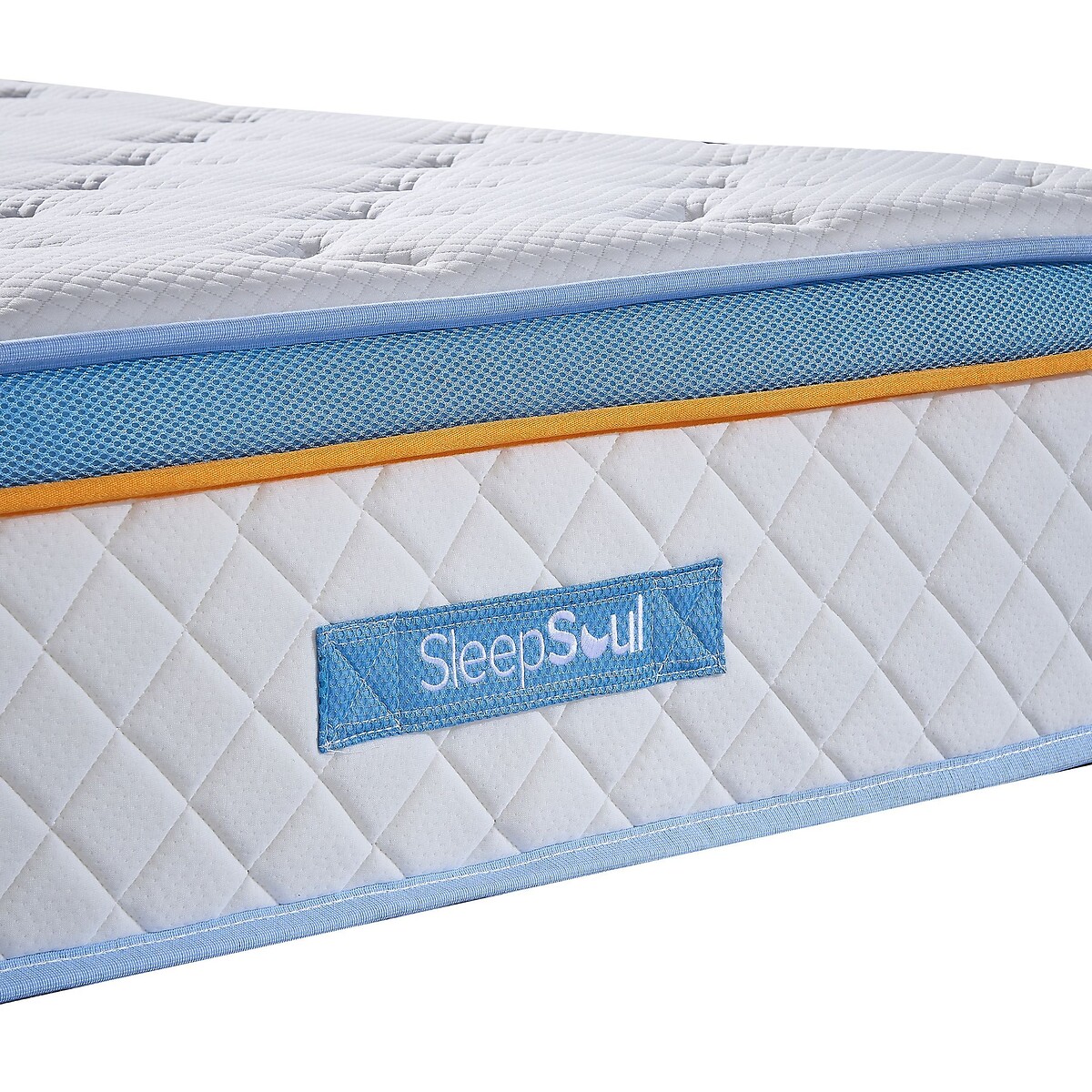 SleepSoul Heaven 2000 Pocket Hybrid Mattress white, SLEEPSOUL