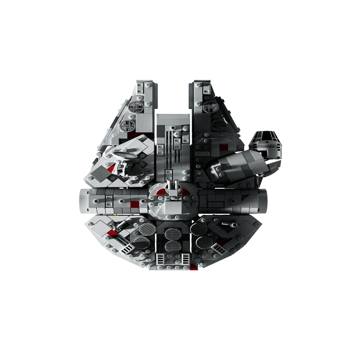 LEGO Star Wars : Millennium Falcon - Set de Construction 75375 gris et noir, LEGO