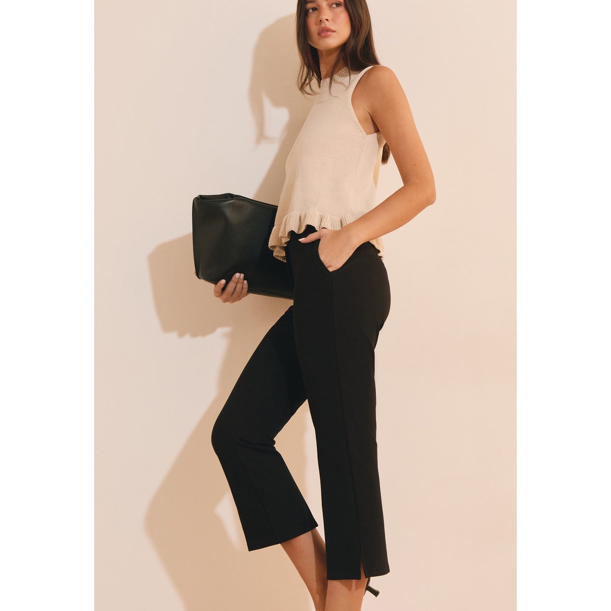 Pantalon capri CAPRI noir, ETAM