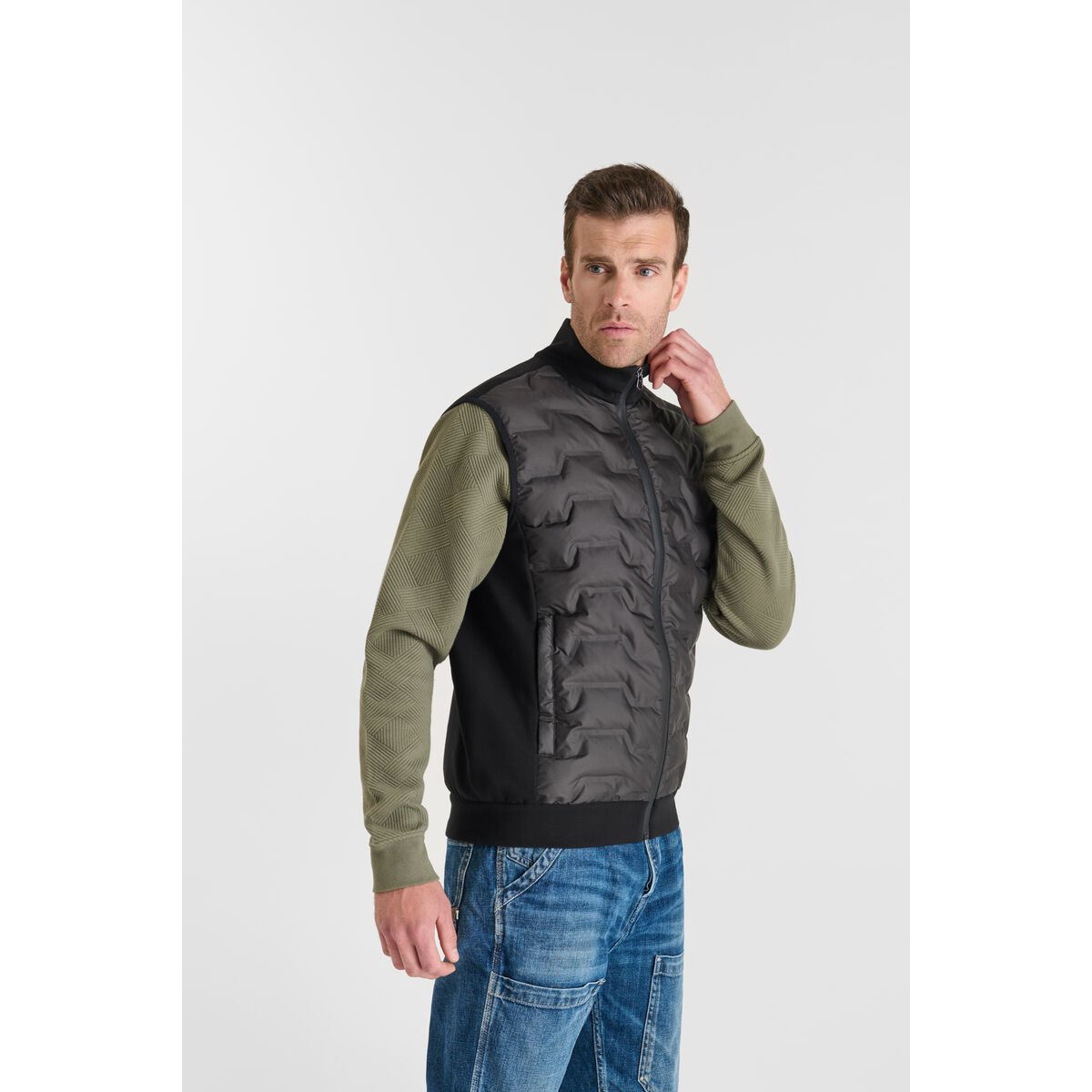 Veste sans manches GIBUS black, LE TEMPS DES CERISES