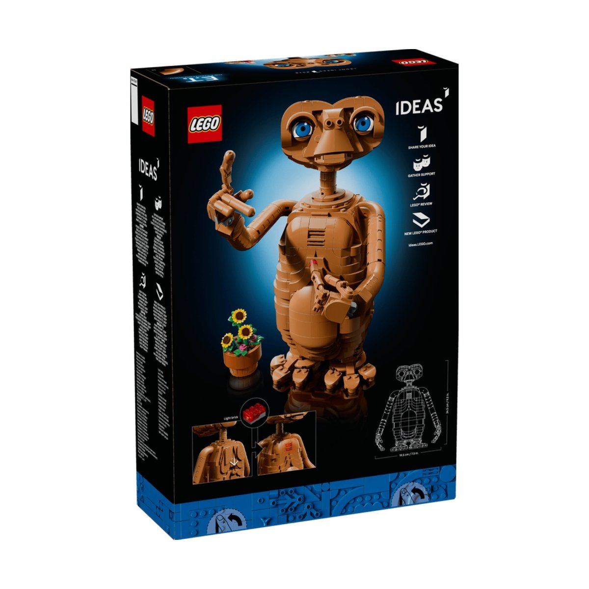 E.T. the Extra-Terrestrial marron, LEGO