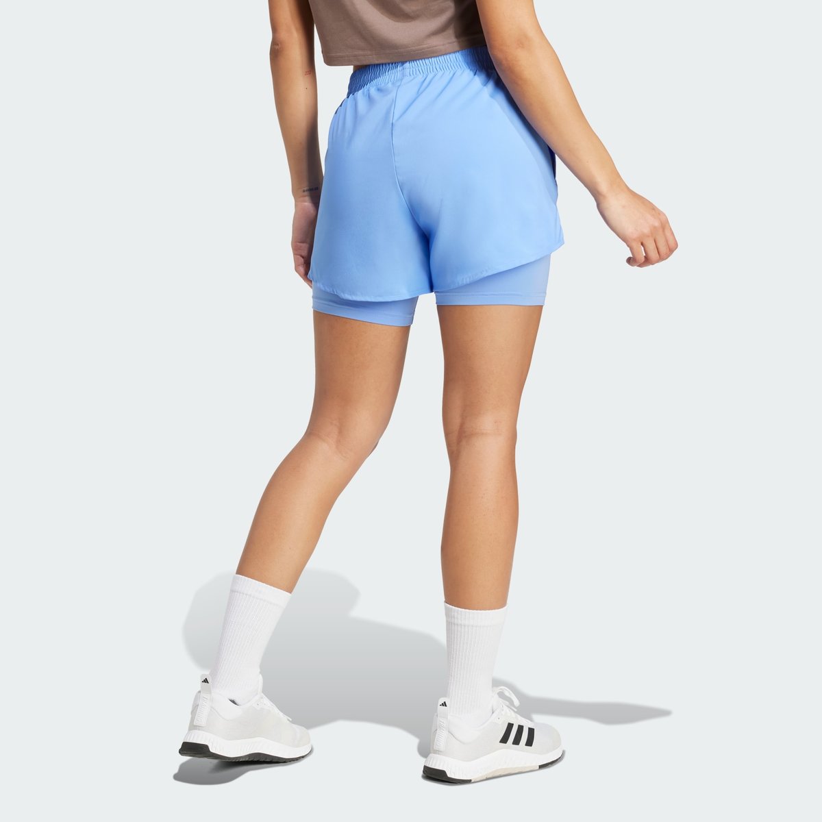 Short Deux En Un Aeroready Made For Training Minimal Short Deux En Un Aeroready Made For Training Minimal blue fusion / white, adidas Performance
