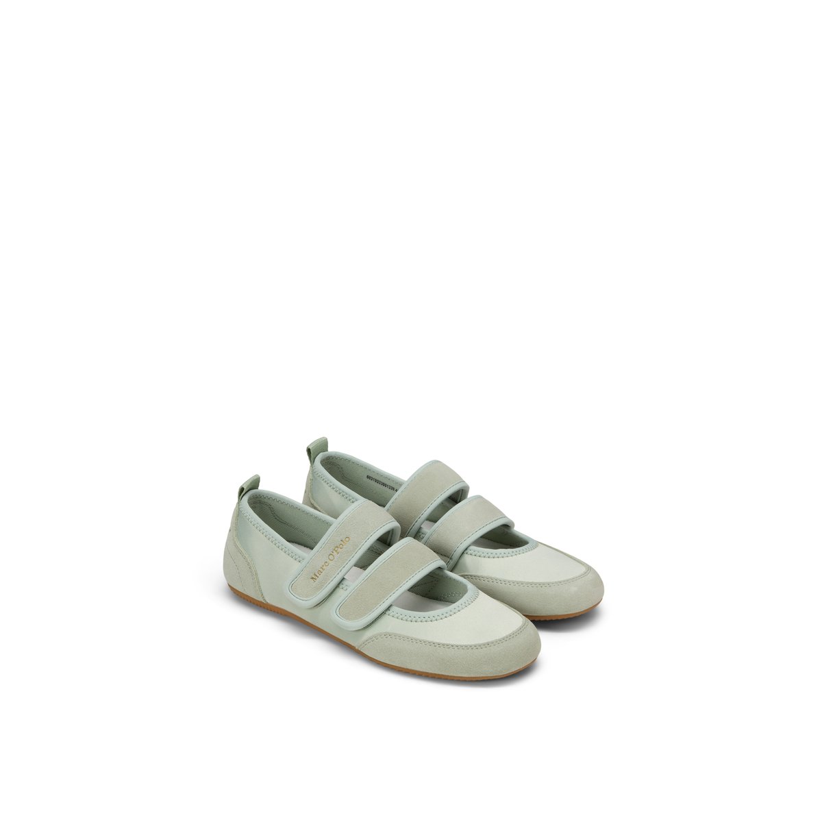 Ballerine modèle Lola avec sangle velcro hellgrün, MARC O'POLO