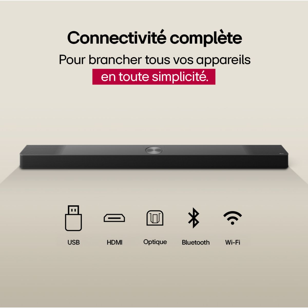 Barre de son S95TR Atmos WOW Orchestra noir, LG