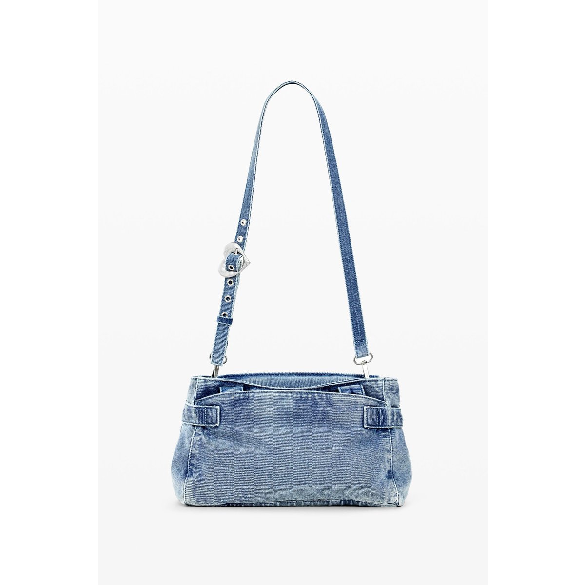 Sac en jean moyen noir, DESIGUAL