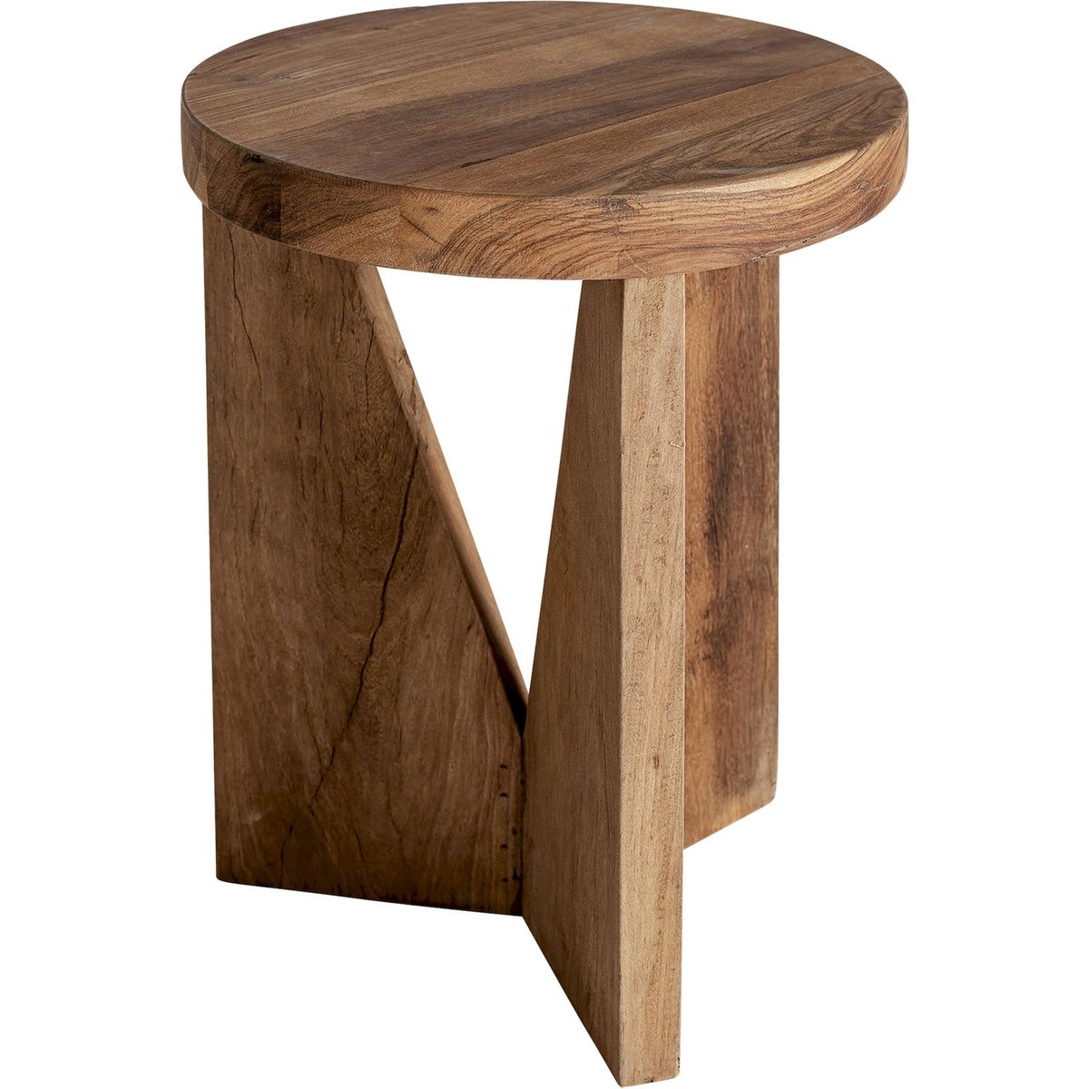 Table basse en bois recyclé style nordique marron bois naturel, RECOLLECTION