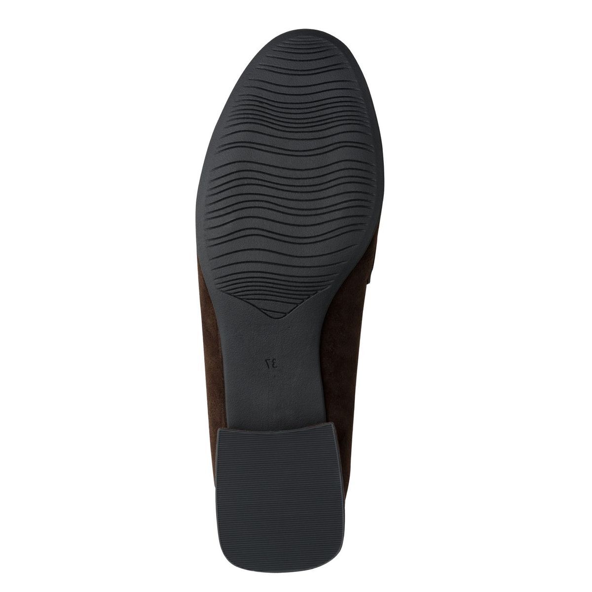 Slipper talon bloc marron mocca, MARCO TOZZI