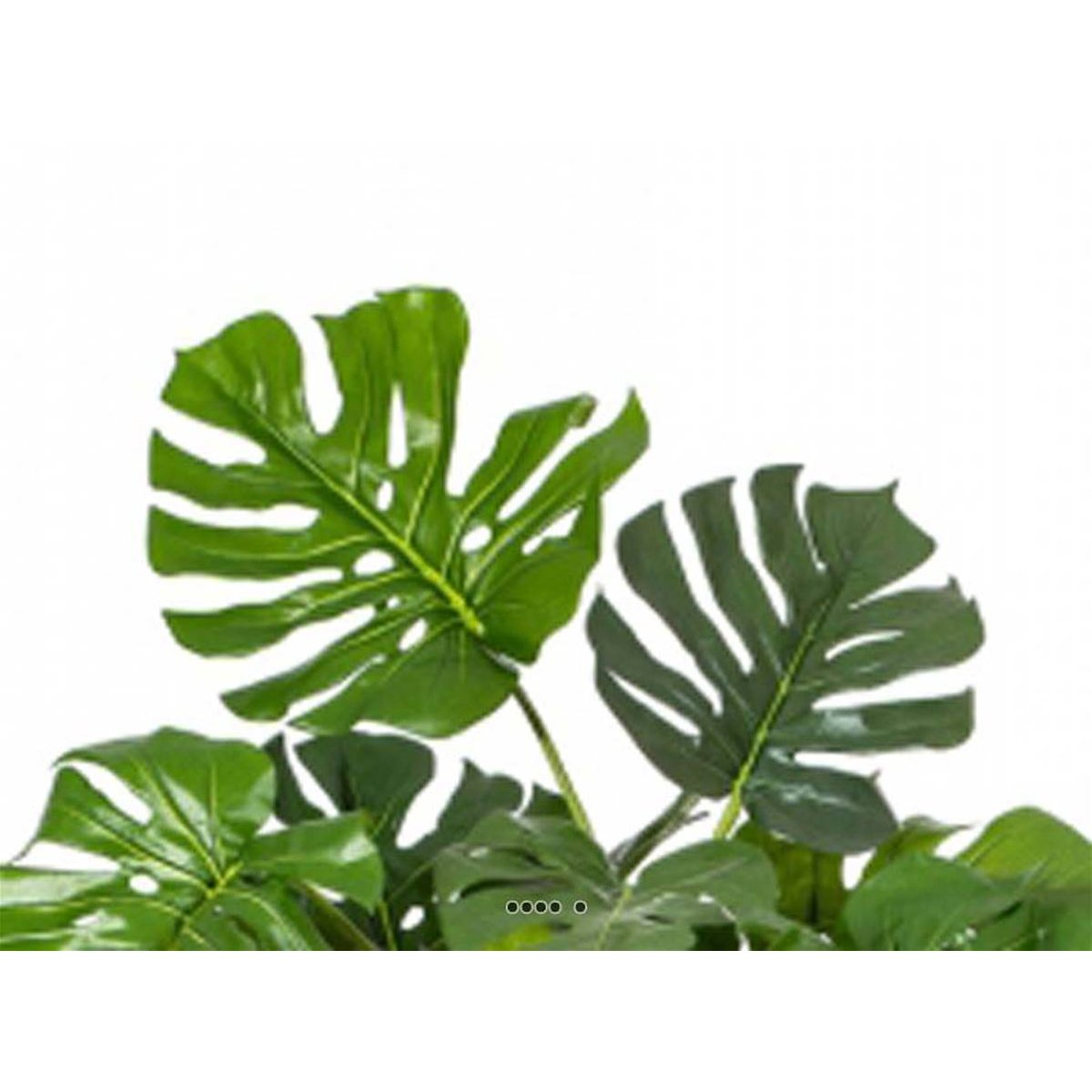 Monstera artificiel sur pied, en pot, H 1 gris, ARTIFICIELLES