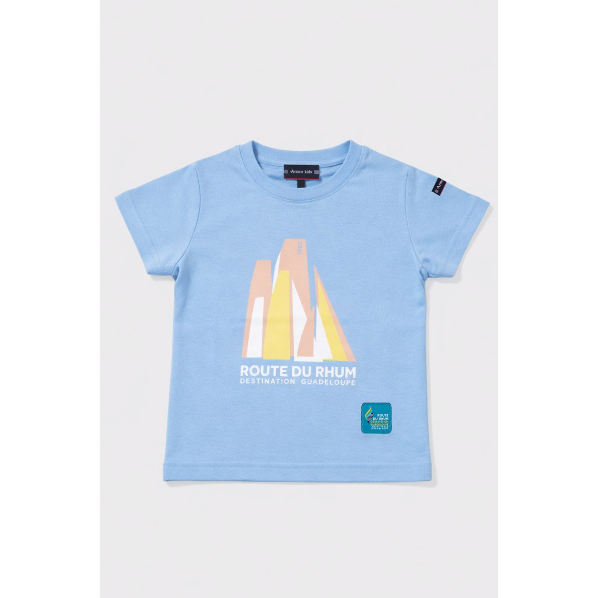 T-shirt Kids - Route du Rhum - Destination Guadeloupe placid blue / officiel, ARMOR-LUX