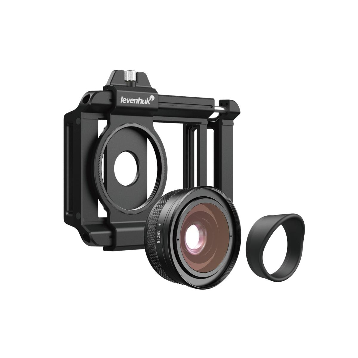 Microscope pour smartphone Kelvin TMC15 couleur unique, LEVENHUK