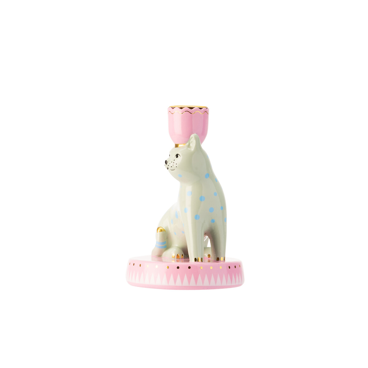 Set of 2 Animal Candlestick Holders multi-coloured, YVONNE ELLEN