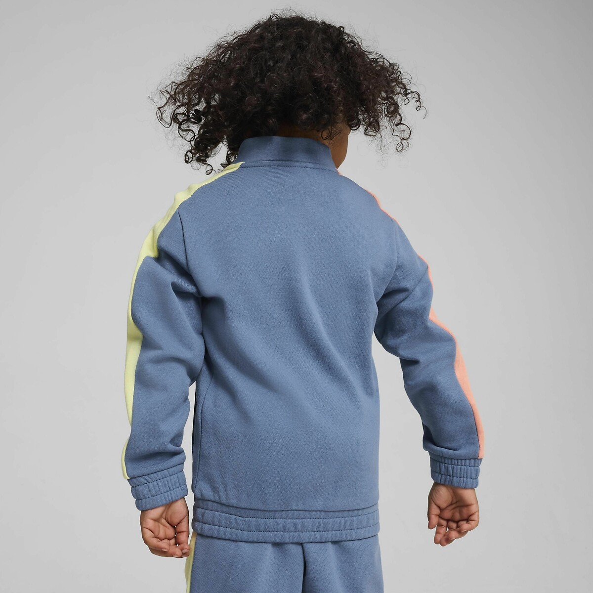 Sweat zippé en molleton bleu, PUMA