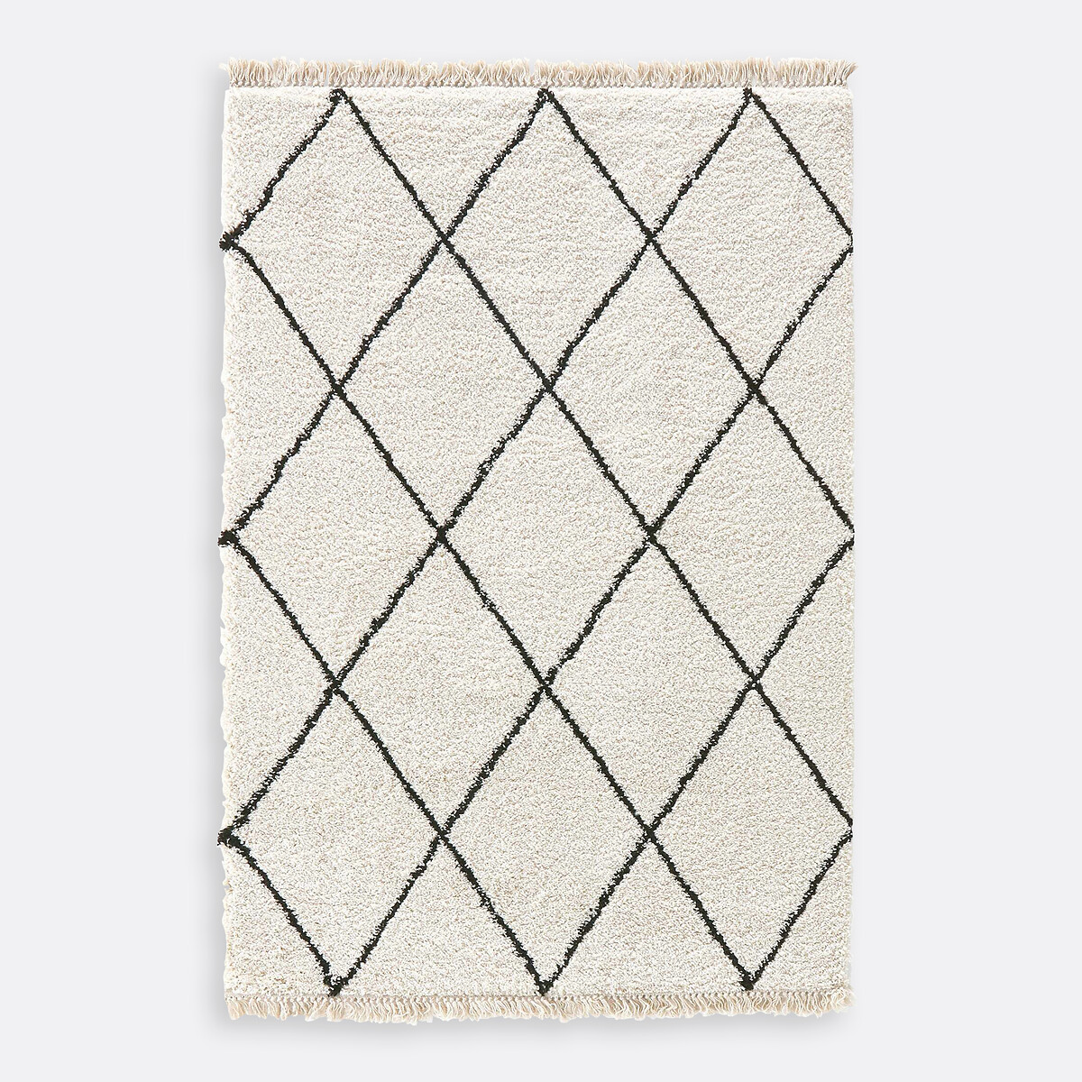 Tappeto stile berbero, Jiraya bianco/nero, LA REDOUTE INTERIEURS