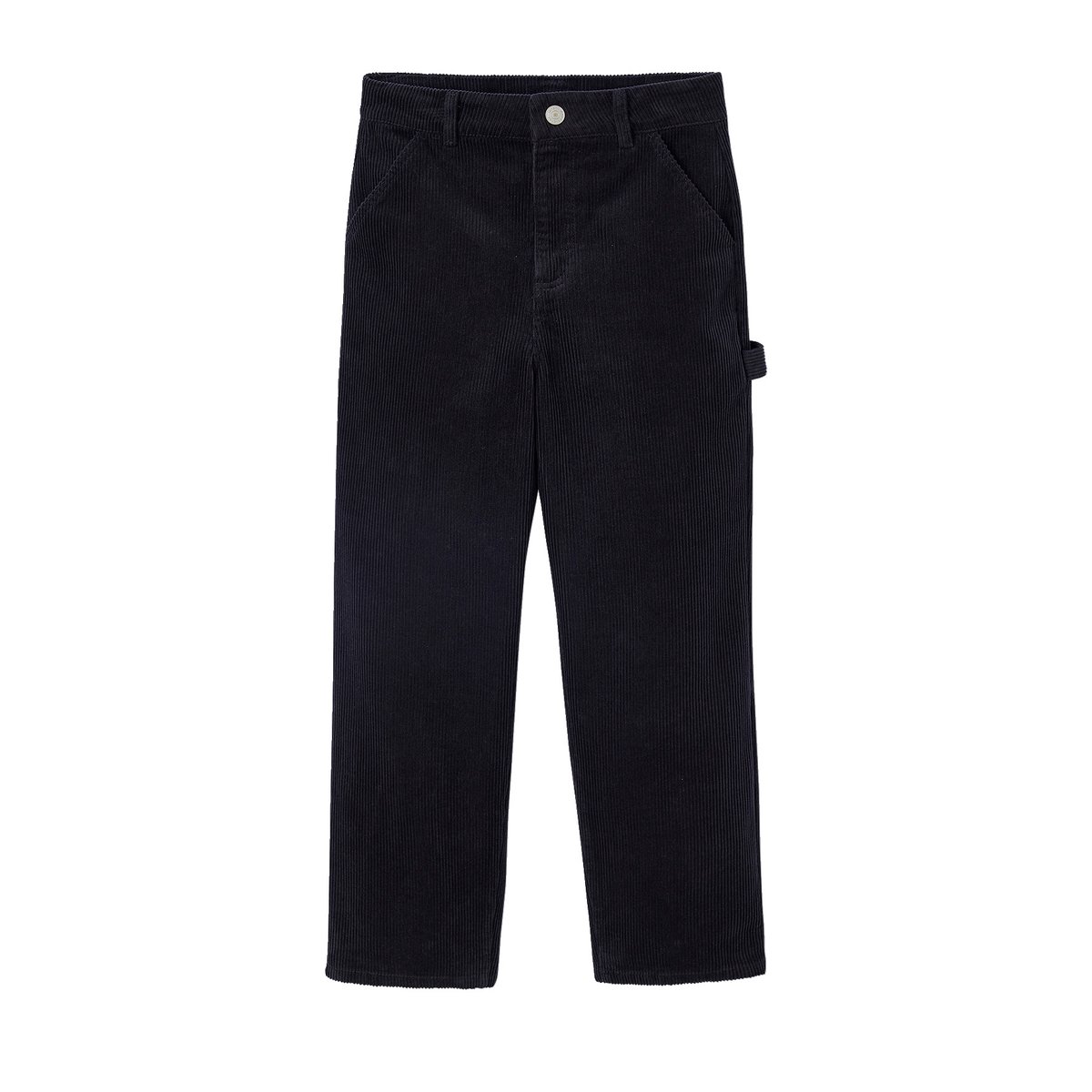 Pantalon battle en velours anthracite, JONEN
