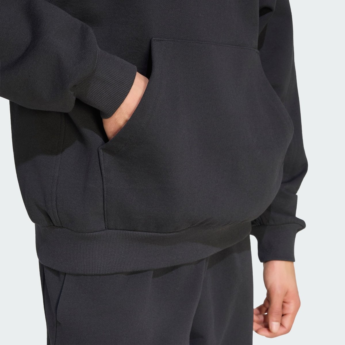 Sweat-Shirt À Capuche Petit Logo Adidas Kit Sweat-Shirt À Capuche Petit Logo Adidas Kit black, ADIDAS SPORTSWEAR