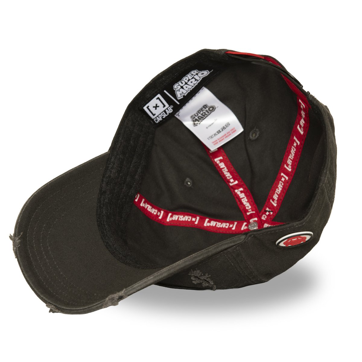 Casquette baseball Super Mario noir/rouge/jaune/vert, CAPSLAB