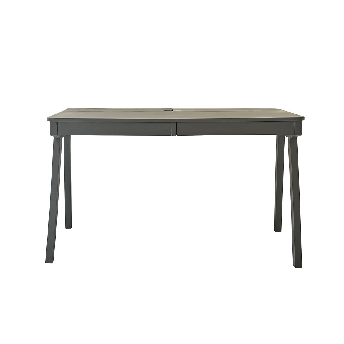 Bureau en bois de manguier 130 cm 2 tiroirs  GLASGOW noir, BERAH GETAH