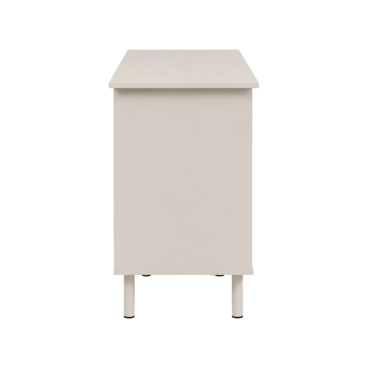 Bureau décor bois et métal 1 tiroir 1 porte ELLIE beige, SWEEEK