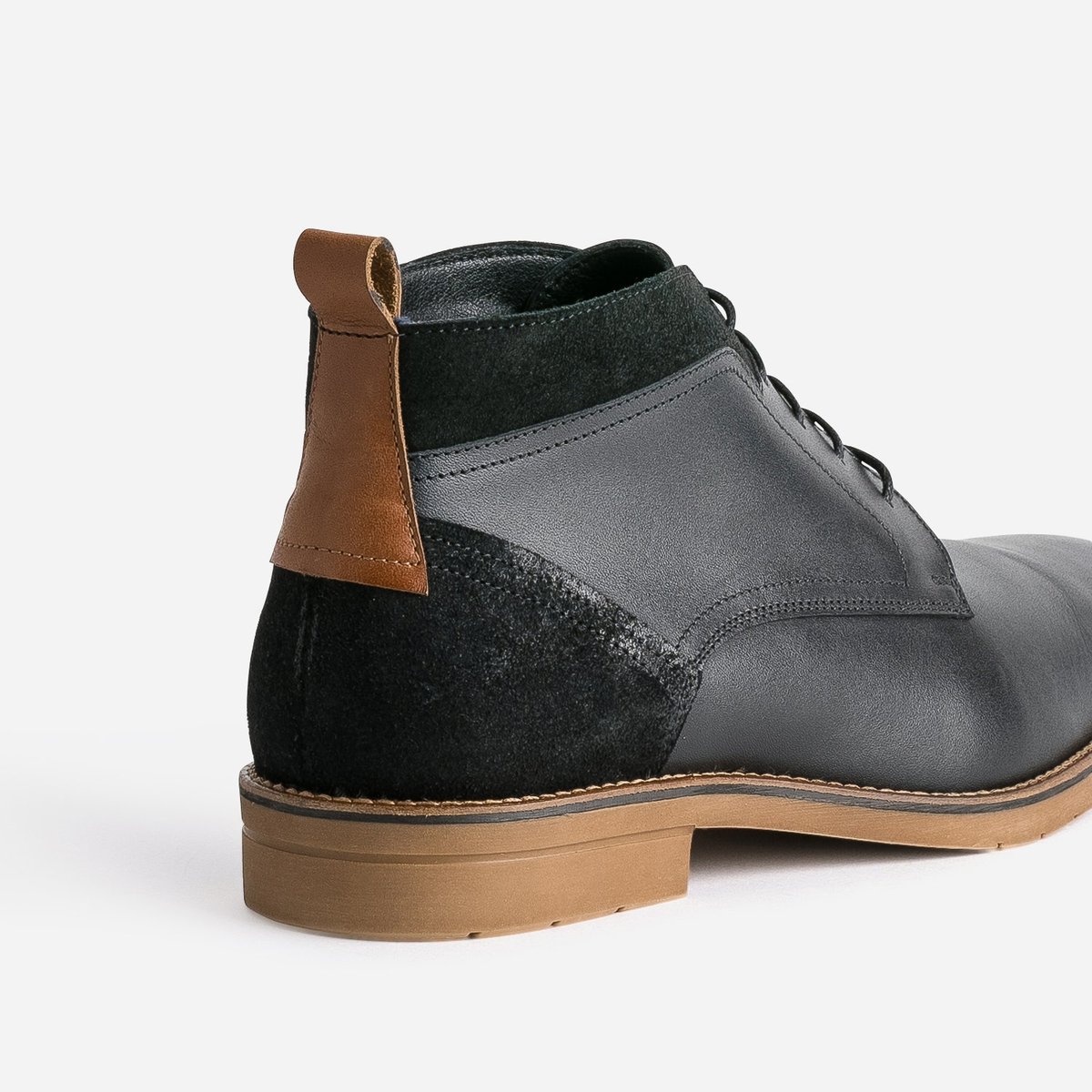 Boots en cuir BIROL noir, ERAM