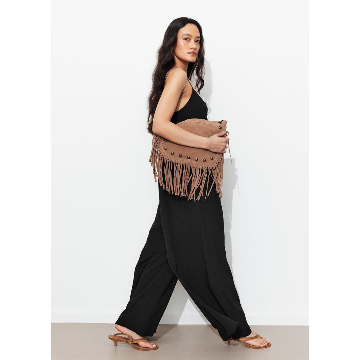 Large combinaison-pantalon noir, PROMOD