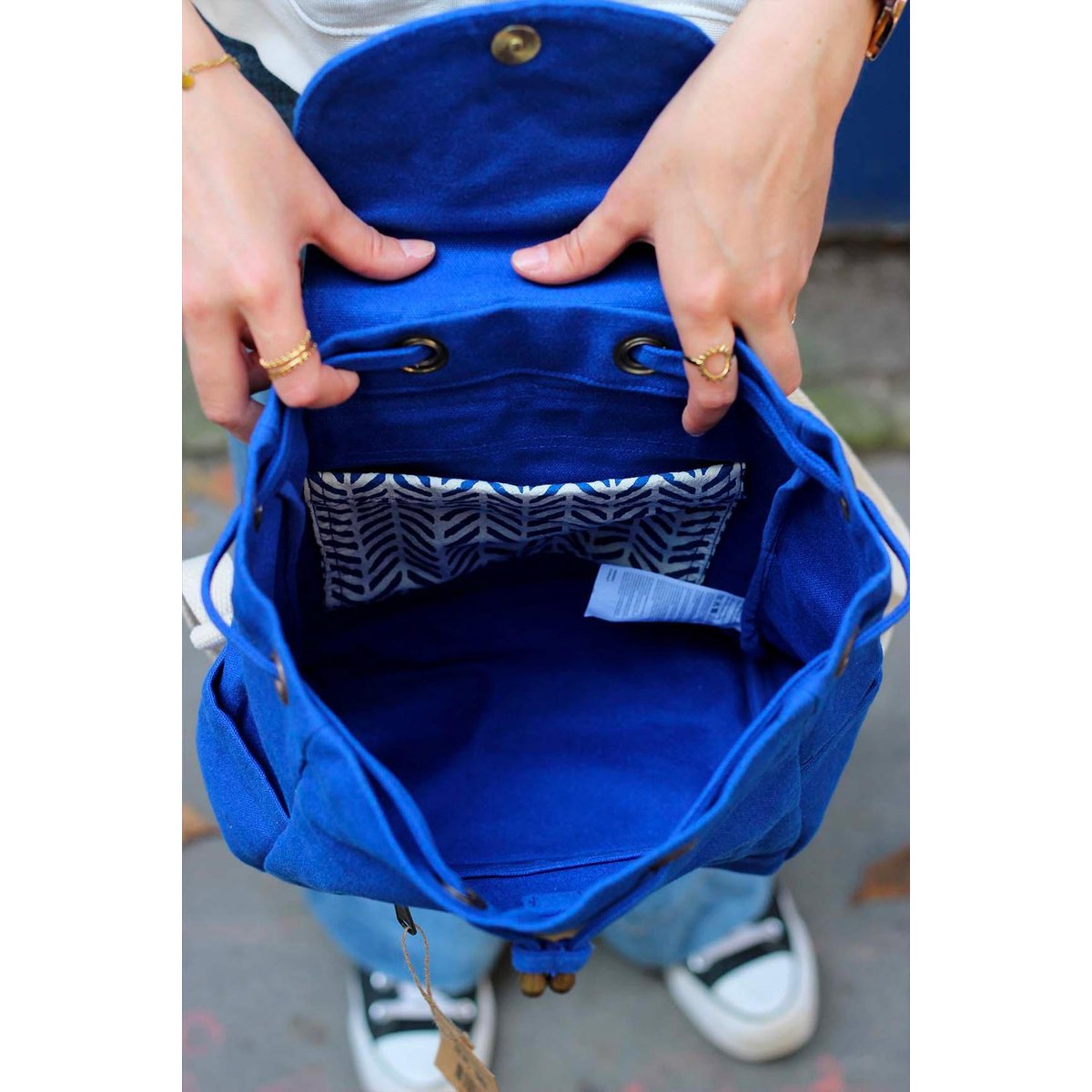 Sac à dos Mini ELIOT bleu electrique, HINDBAG