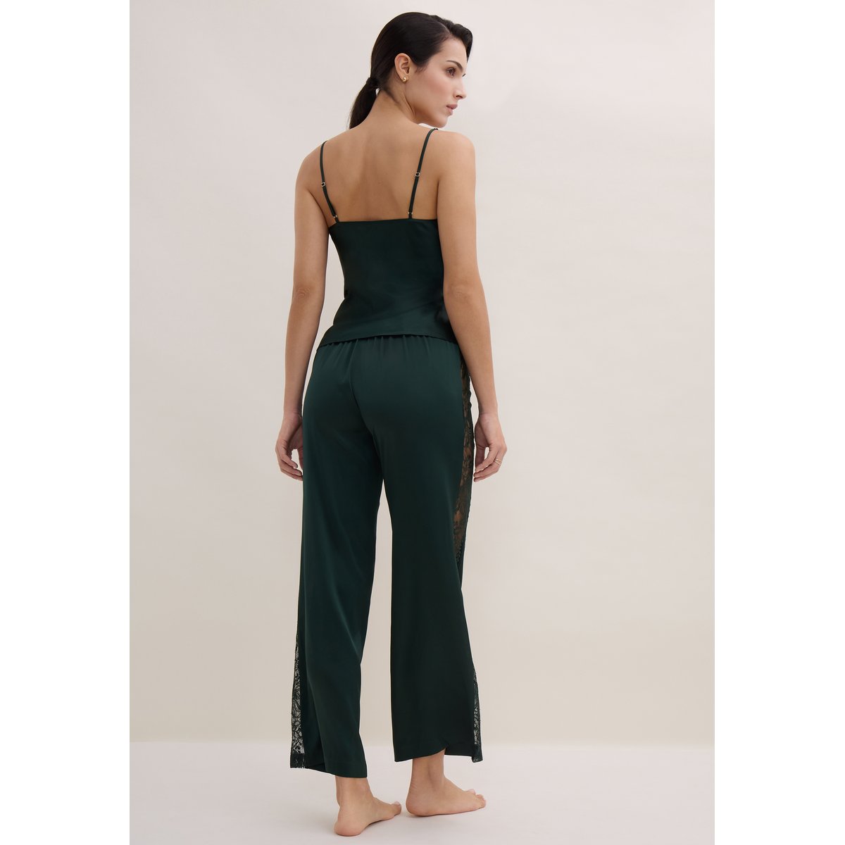 Pantalon Midnight Whisper mysterious green, AUBADE