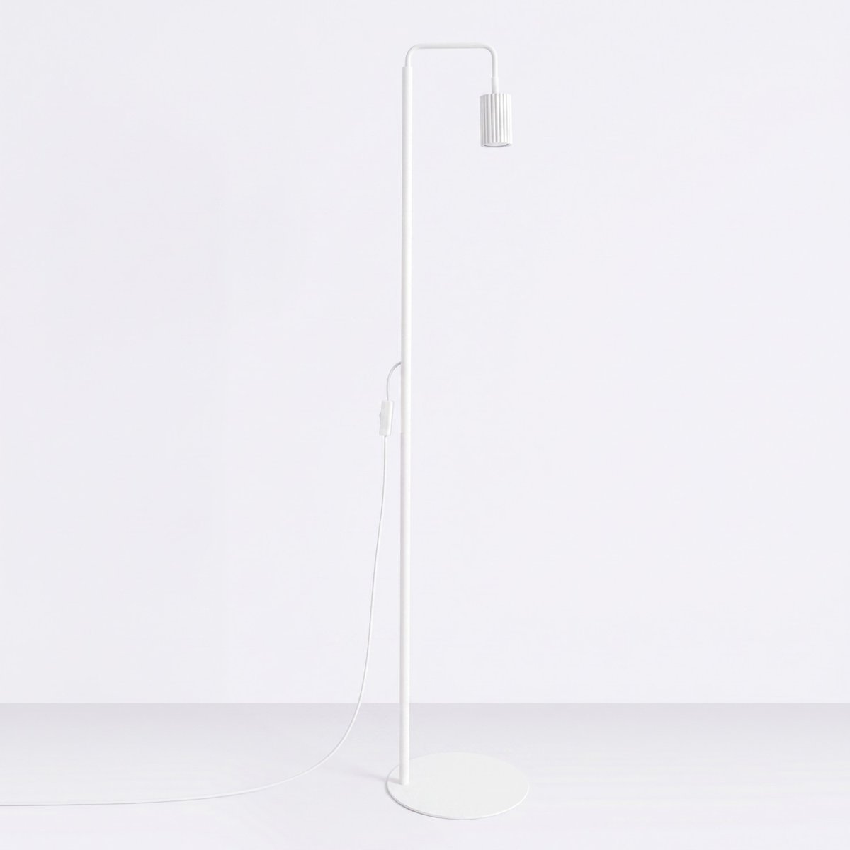 Lampadaire Aluminium Blanc GU10 1 KARBON blanc, EDEN
