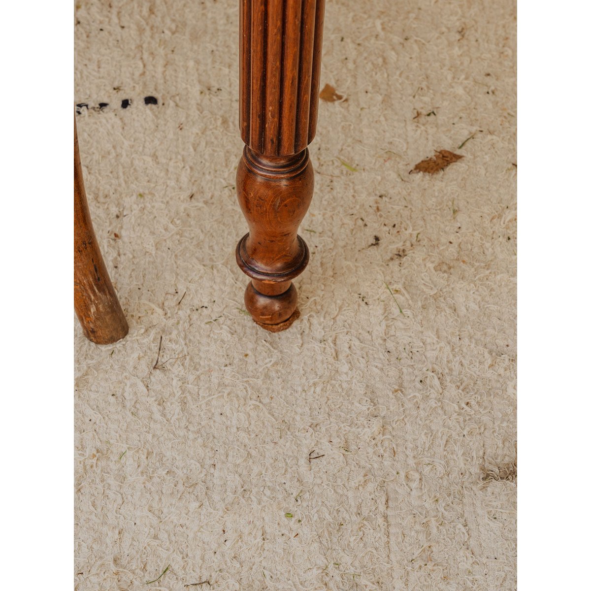 Table de jeu en acajou Francine N°849 - Bon état bois foncé, DEBONGOUT