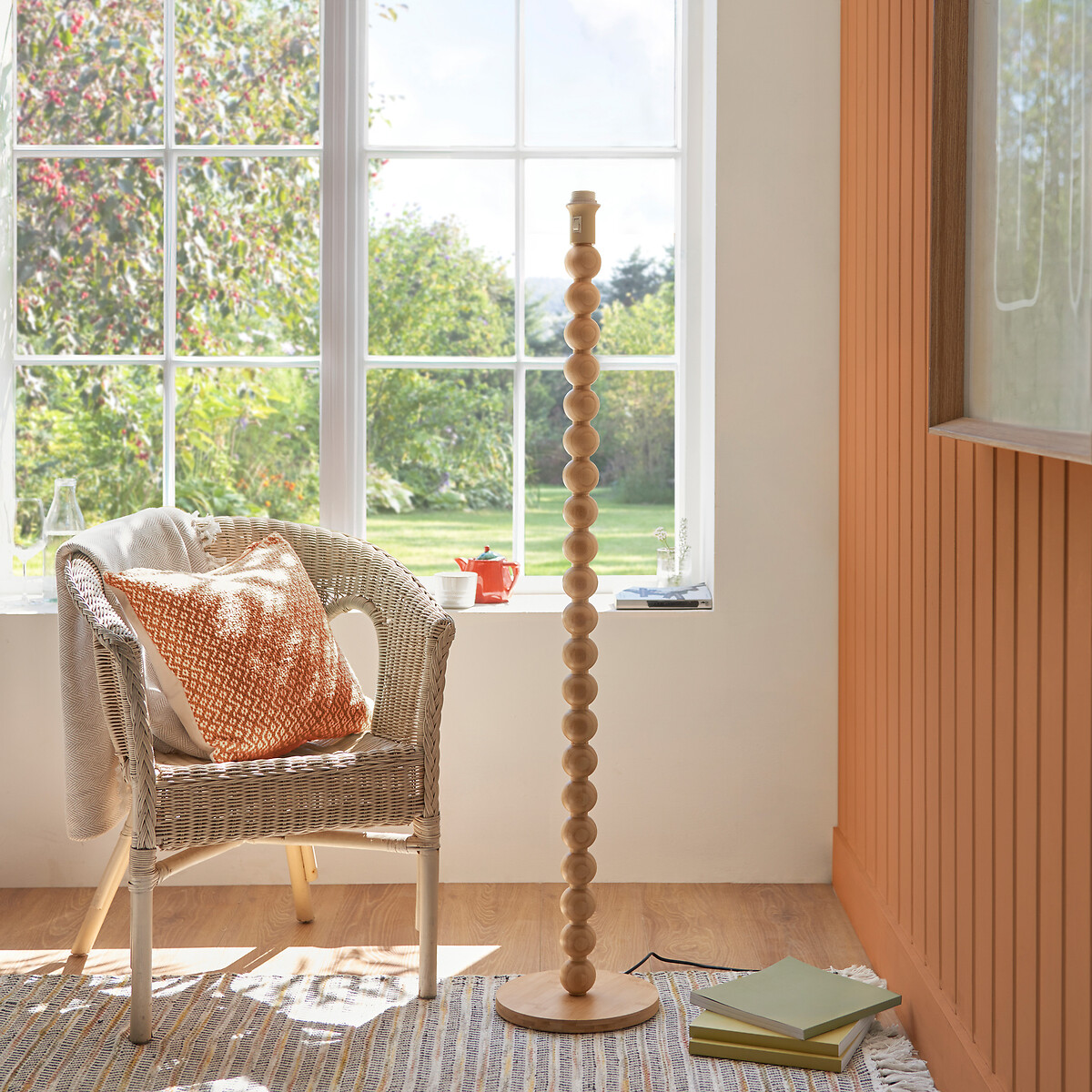 Cameron Bobble Floor Light in Natural Bamboo natural, ÉDITÉ