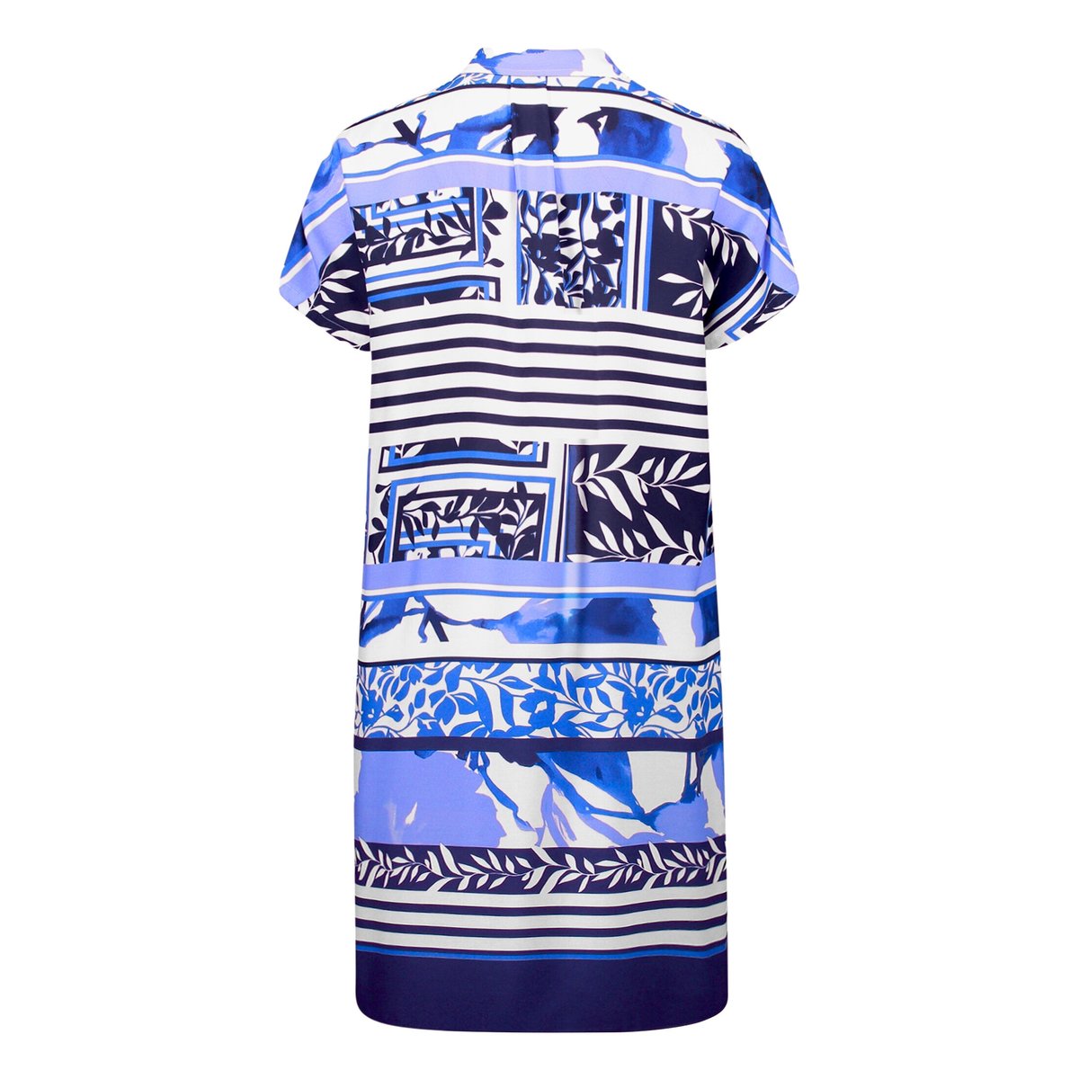 Robe d'été à manches tombantes bleu/blanc, BETTY BARCLAY