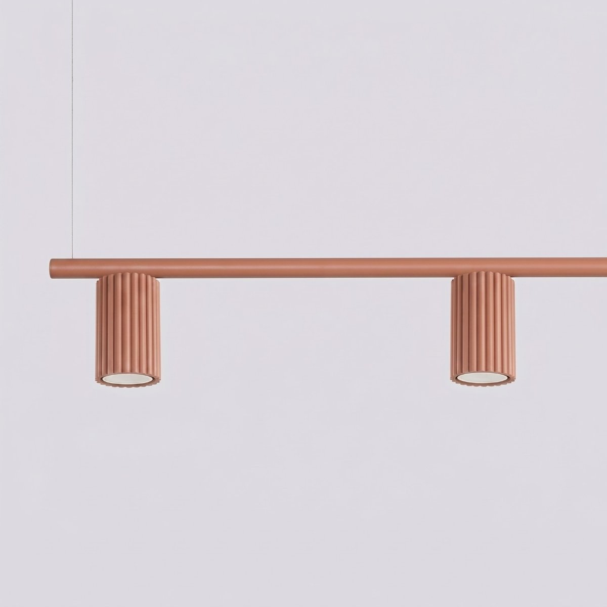 Lustre Aluminium Ocre Rouge GU10 4 KARBON ocre rouge, EDEN