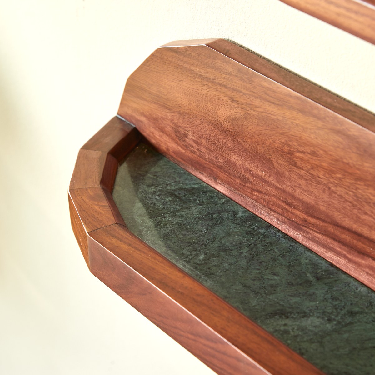 Étagère en Palissandre massif, JADE marron, TIKAMOON