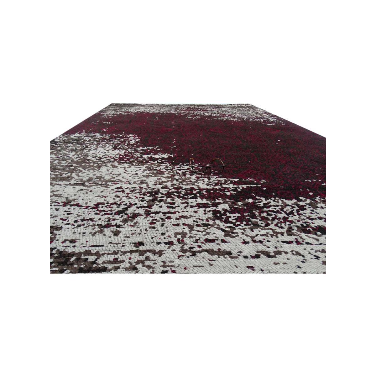 Tapis kilim fait main motif géométrique AURATA rose, UN AMOUR DE TAPIS
