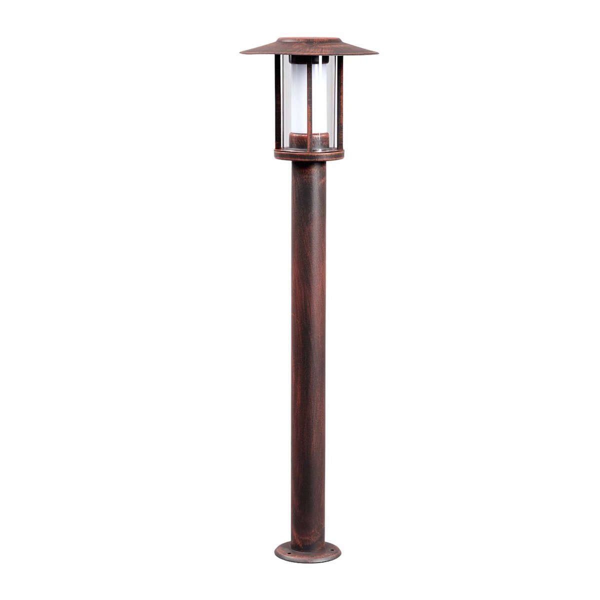 Luminaire extérieur en inox traditionnelLED brun rouille, clair, blanc, LINDBY