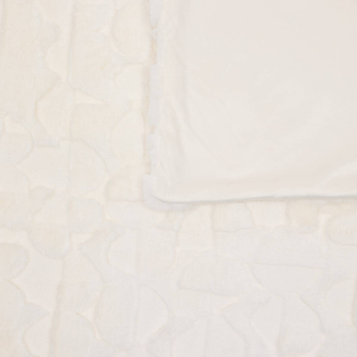 Plaid NALIA blanc, ATMOSPHERA