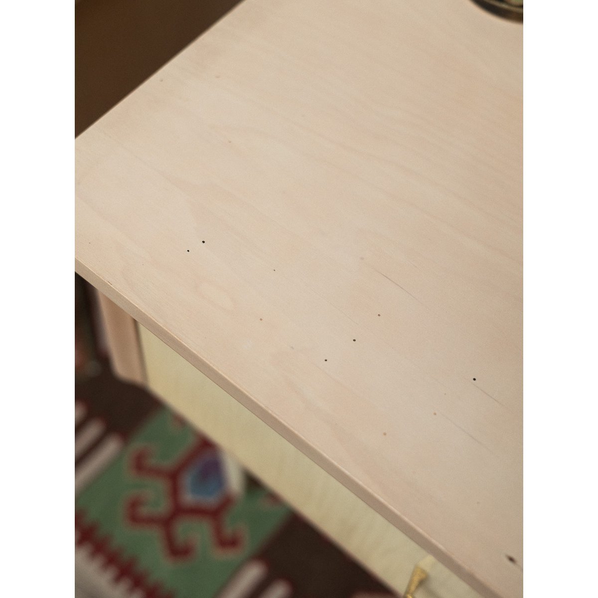 Paire de tables de chevets épurées Maïa N°1529 - Bon état beige, DEBONGOUT