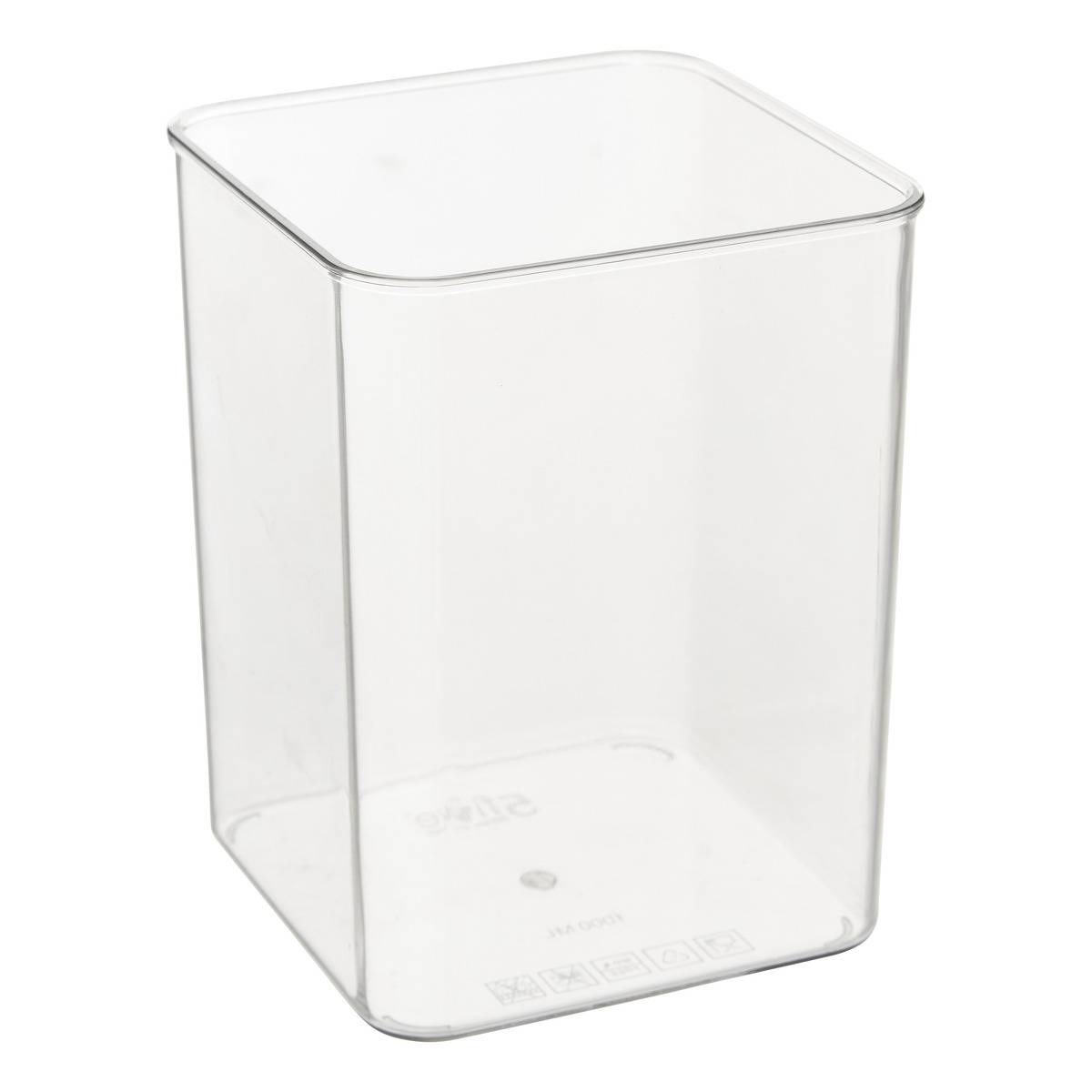 Lot de 3 boîtes de conservation carrées ESKE transparent, 5FIVE SIMPLY SMART