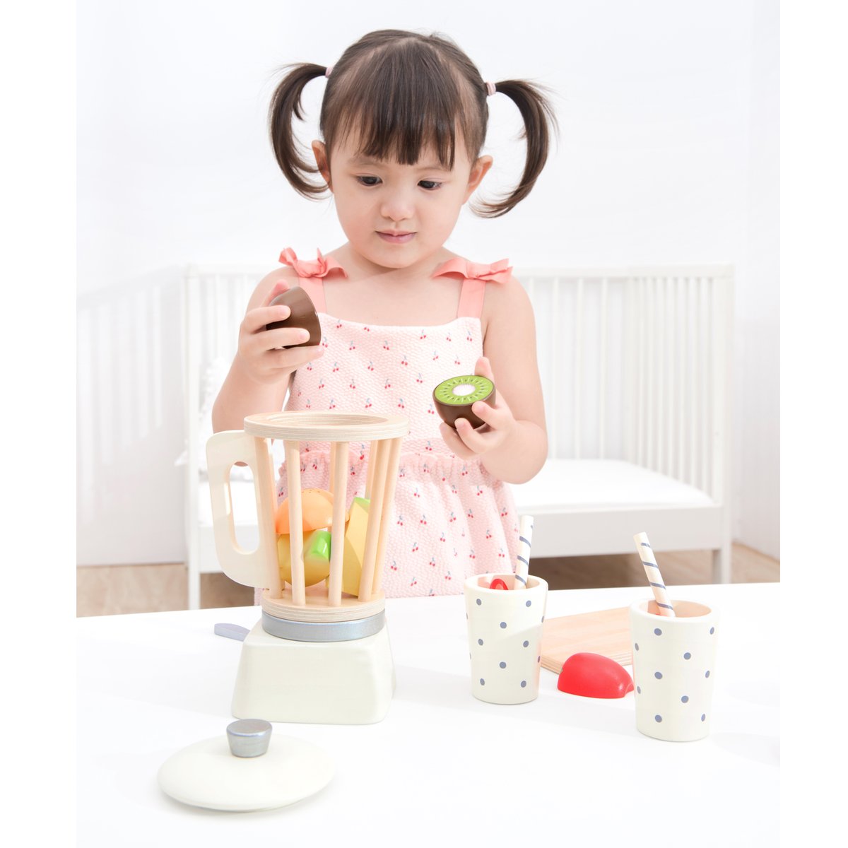 Ensemble pour préparer des smoothies blanc, NEW CLASSIC TOYS