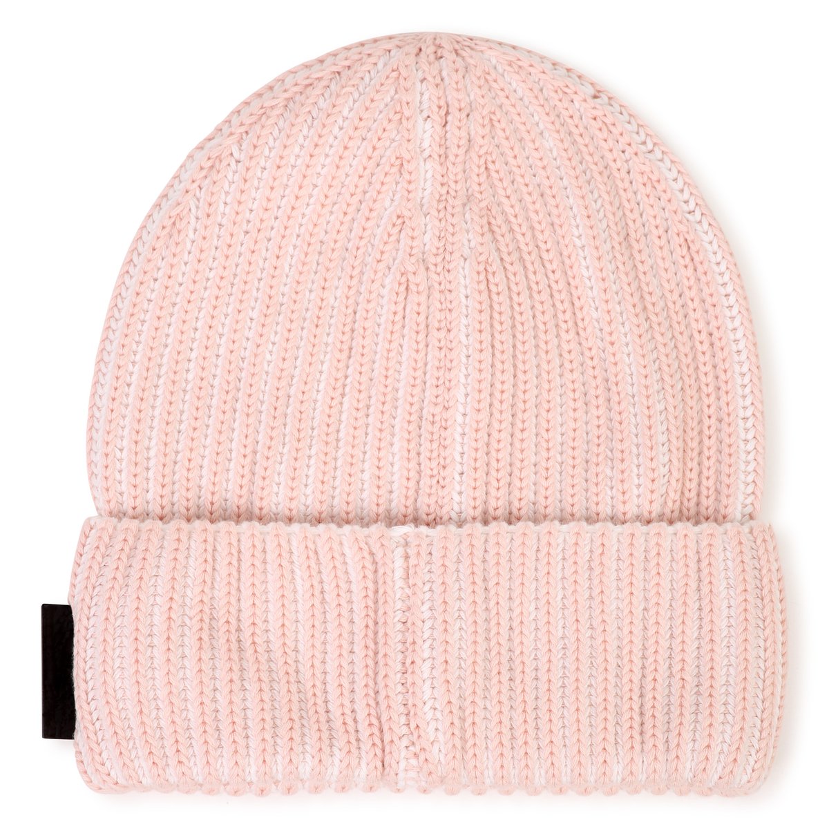 Bonnet en tricot rose petale, KARL LAGERFELD KIDS
