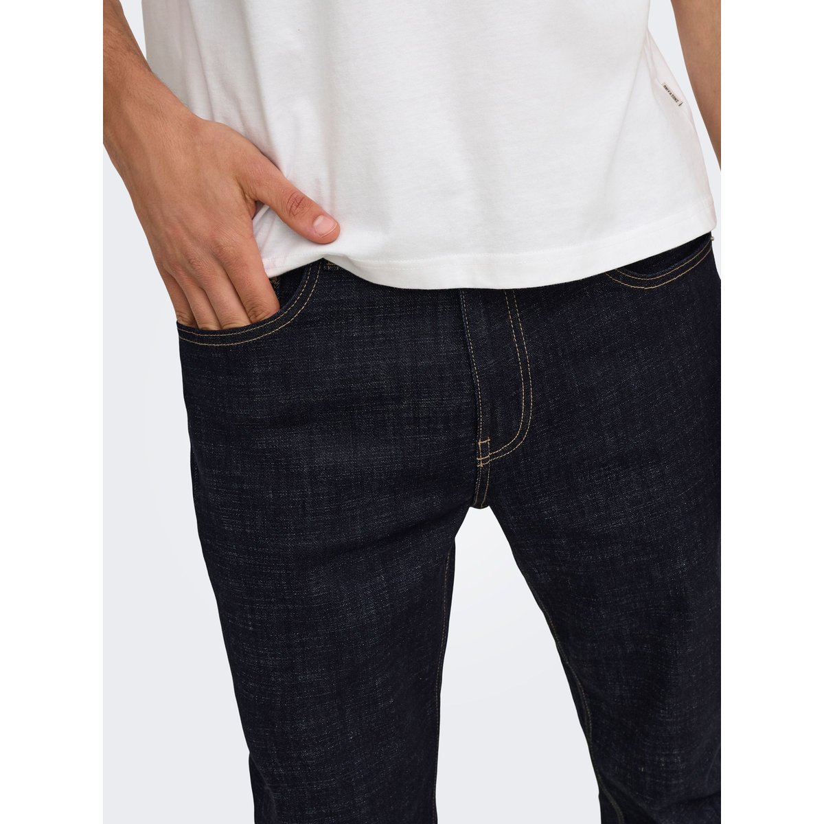 Jean Coupe Décontractée dark blue denim, ONLY & SONS