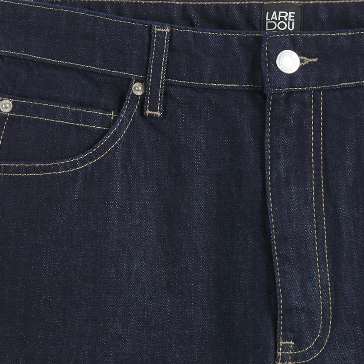 Bermuda loose fit en denim bleu brut, LA REDOUTE COLLECTIONS