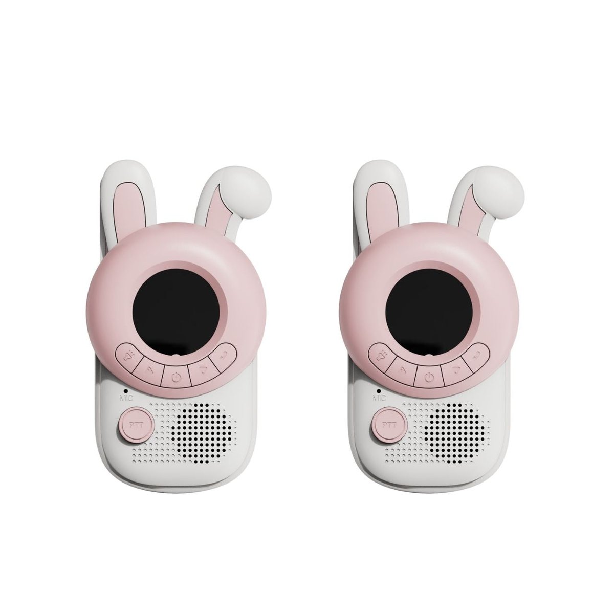 Talkie walkie LAPIN rose clair, THE ZOOFAMILY