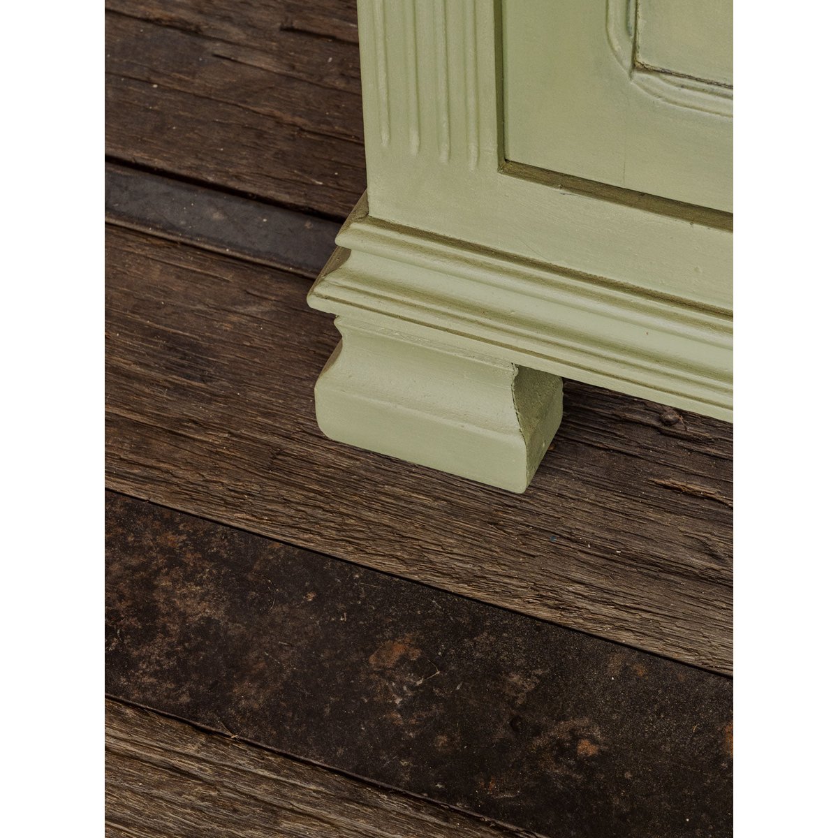 Buffet en bois vert Gilbert N°1883 - Bon état vert, DEBONGOUT