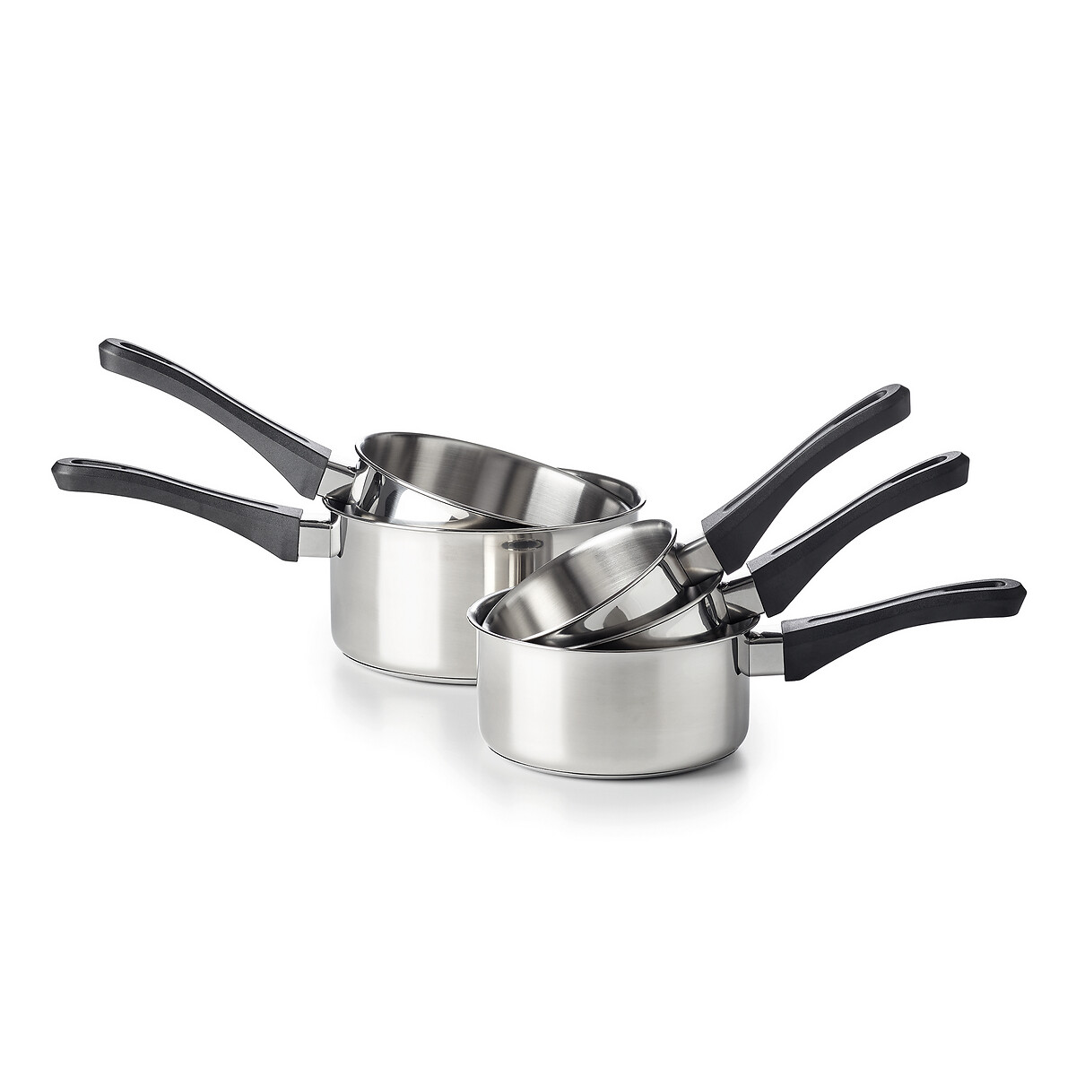 5-teiliges Stielkasserollen-Set Polo edelstahl, BEKA